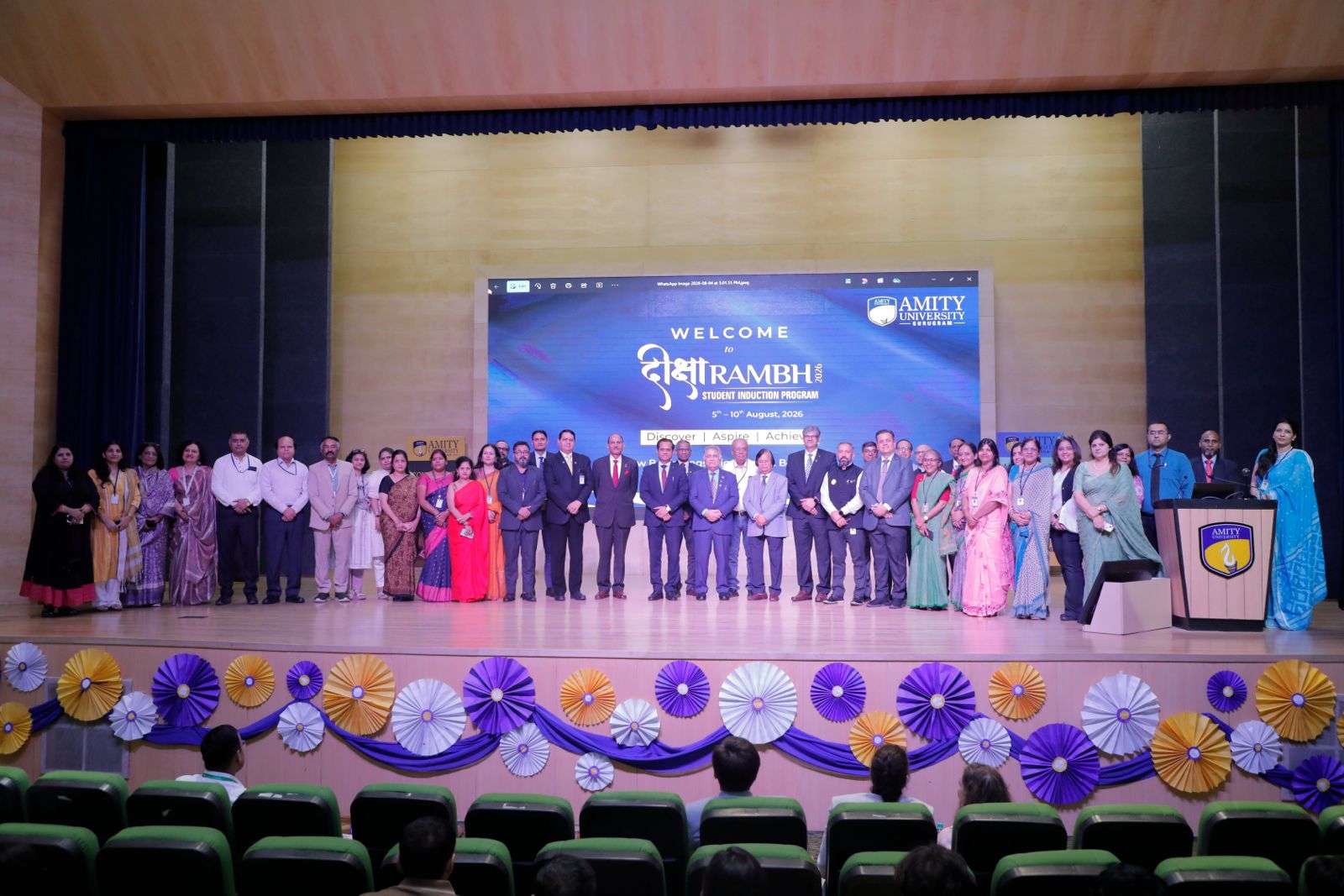 Amity University Haryana’s Deeksharambh 2026 Empowers Students with Global Exposure, Governance Insights, Entrepreneurship and Campus Life Orientation 15 Amity University Haryana’s Deeksharambh 2026 Empowers Students with Global Exposure, Governance Insights, Entrepreneurship and Campus Life Orientation
